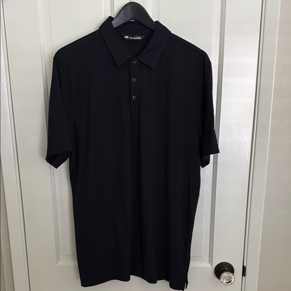 Travis Mathew Black Polo Shirt Classic Style